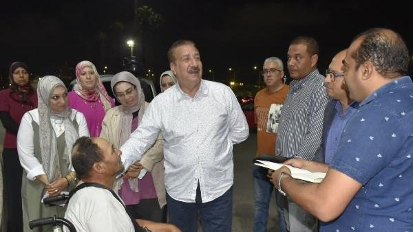 تركيب 700 كشاف جديد ورفع كفاءة 100 عمود بعدد من شوارع ومناطق بورفؤاد
