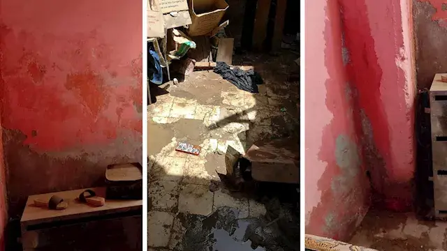 "خايفين البيوت تقع علينا".. مياه الصرف الصحي تحاصر منازل "الشيخ هارون" بأسوان -صور