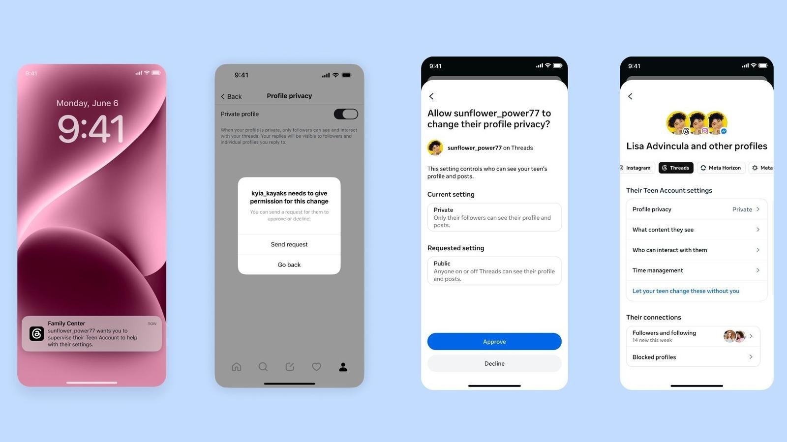 Threads is getting new parental control features