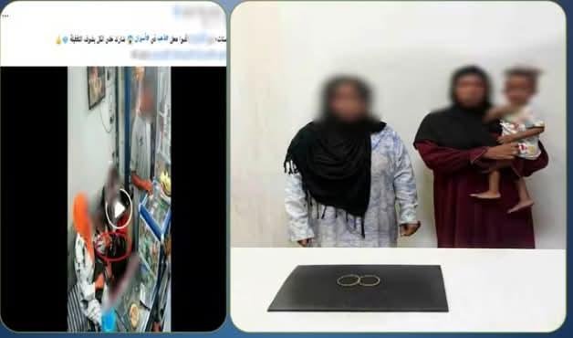 فضحتهما كاميرا المراقبة.. ضبط أجنبيتين سرقتا مشغولات ذهبية من محل مصوغات بأسوان