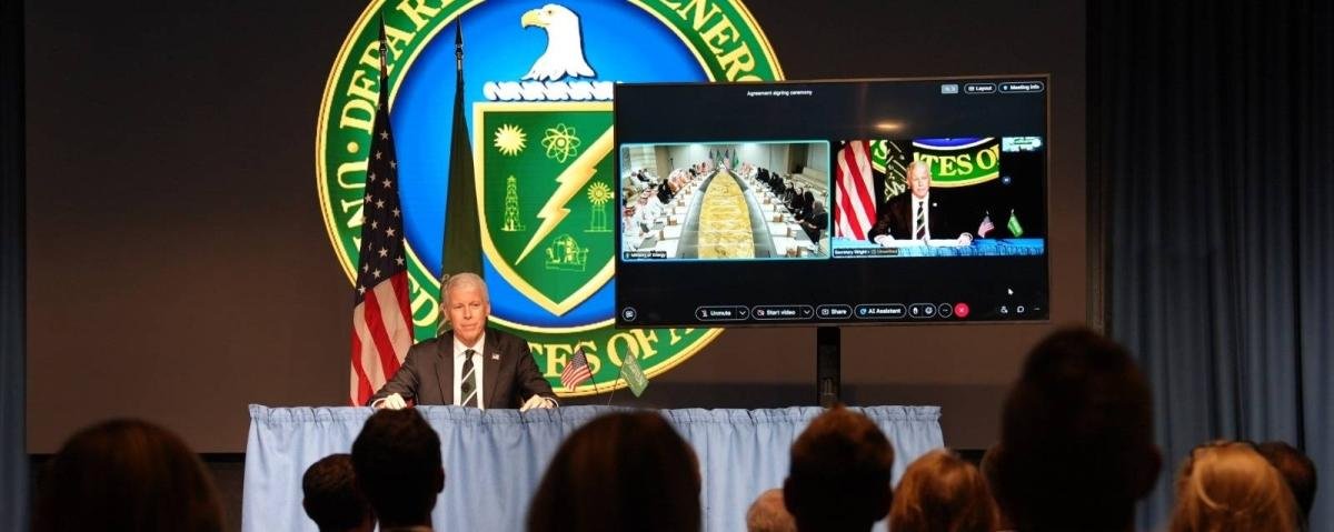 Saudi Arabia and US sign agreement on peaceful uses of nuclear energy