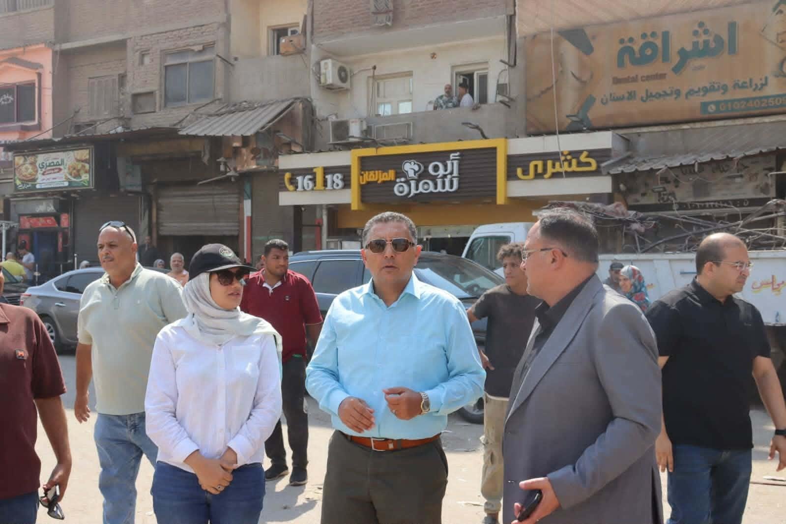 محافظ القليوبية: خطة لفتح حارات ومحاور جديدة لتنظيم الحركة المرورية بقليوب
