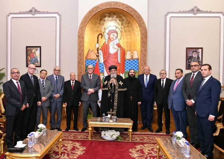 البابا تواضروس الثاني يستقبل رئيس هيئة قضايا الدولة