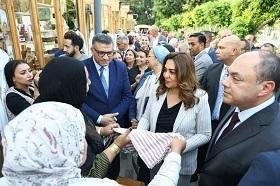 وزيرة التنمية المحلية: ضرورة التكامل بين مختلف مؤسسات الدولة لدعم المنتجات المحلية والحرف اليدوية والتراثية
