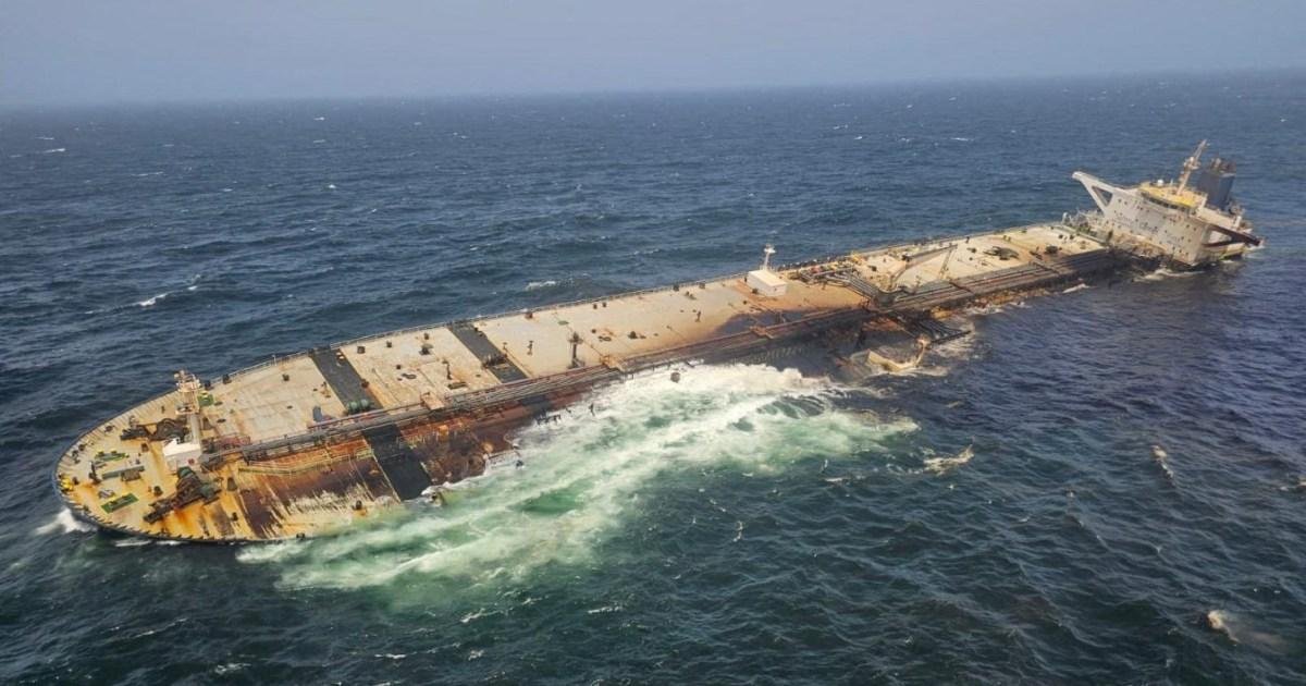 Salvage work begins on tanker leaking oil off Oman, risk firm says