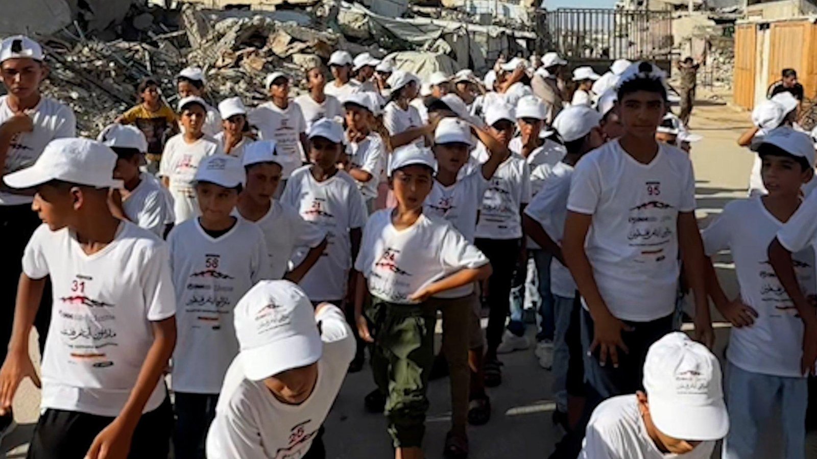 Children run marathon to spotlight Gaza’s growing orphan crises