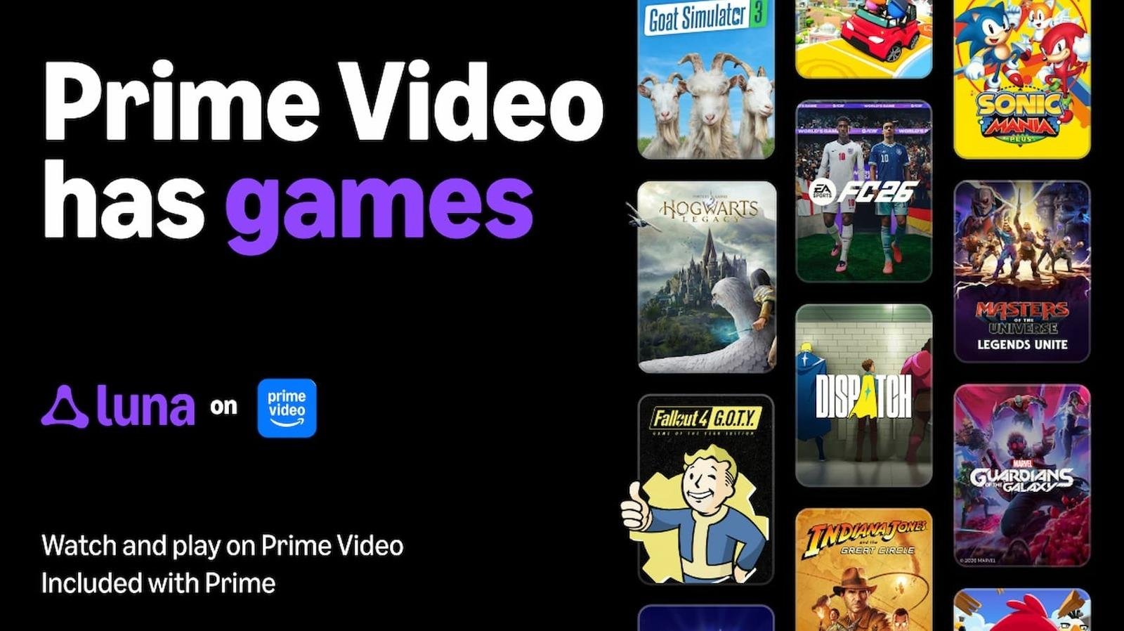 Amazon brings Luna game streaming to the Prime Video app