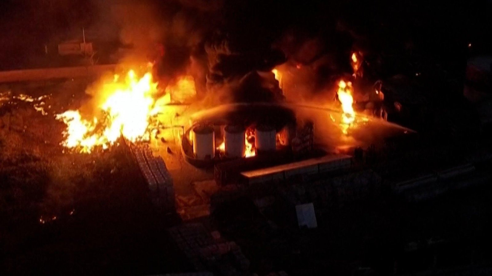 Massive fire at chemical factory forces evacuations in Brazil