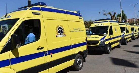 إصابة 11 شخصا إثر انقلاب تروسيكل بطريق بلبيس – العاشر من رمضان بالشرقية