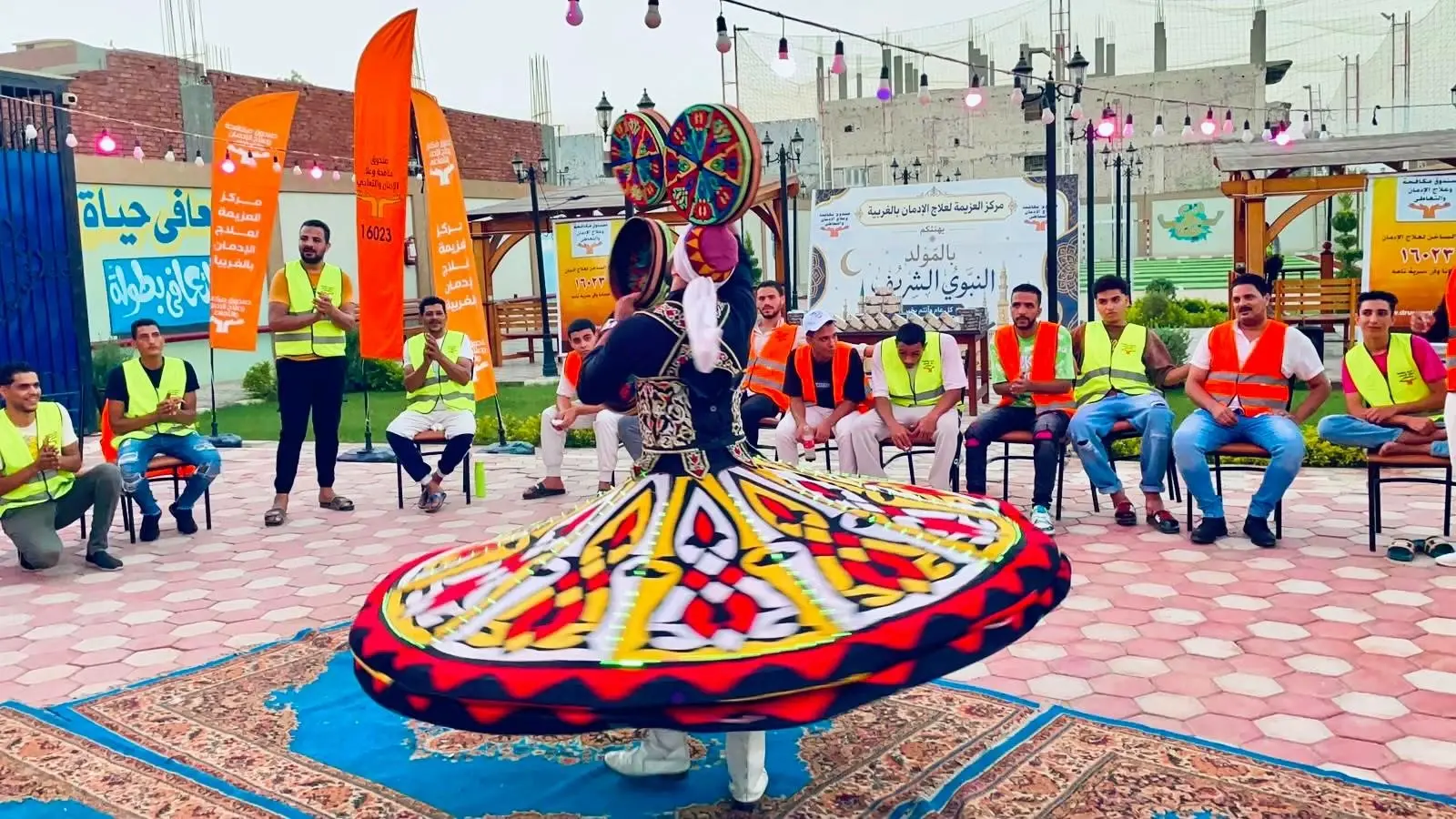 المتعافون يحتفلون بذكرى المولد النبوى الشريف بمراكز العزيمة التابعة لصندوق مكافحة وعلاج الإدمان