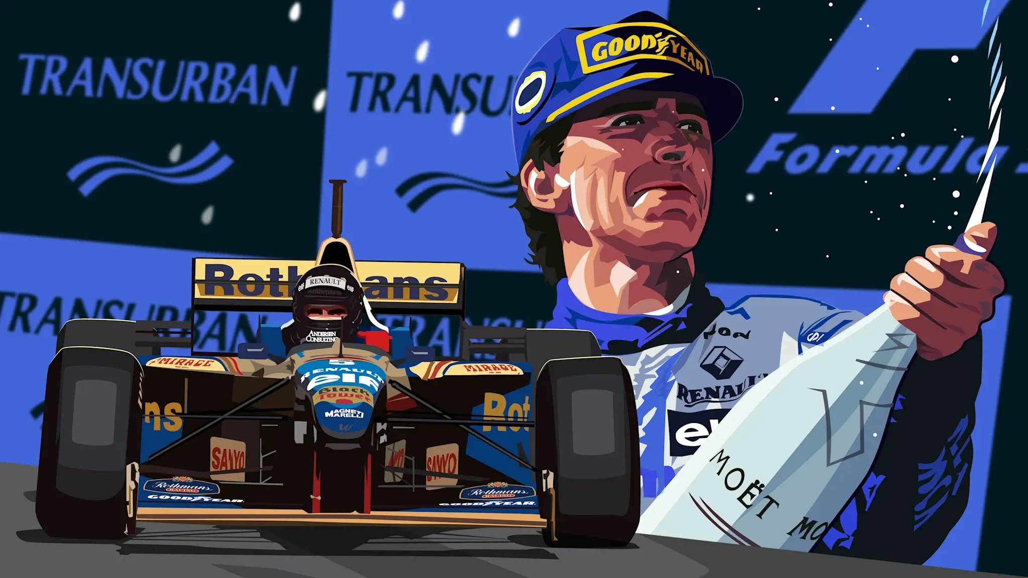 Damon Hill's 1996 title-winning season remembered
