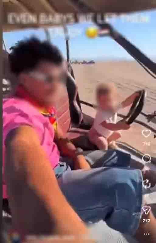 ضبط عامل سمح لطفل بقيادة سيارة سفاري في البحر الأحمر