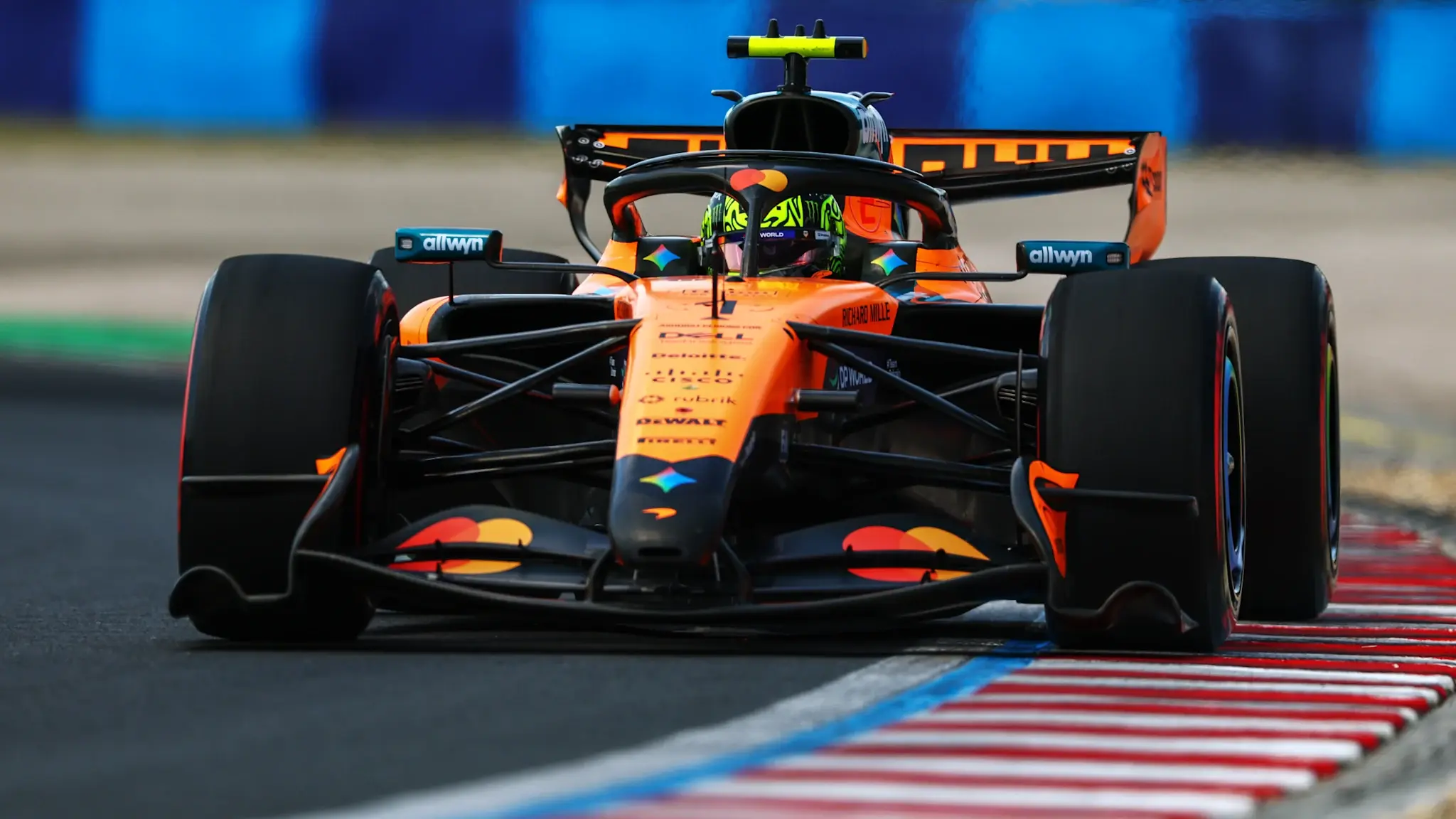 Norris edges out Hamilton and Antonelli during FP3 in Hungary