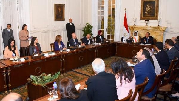 وكالة مصرية لضمان الصادرات والاستثمار.. وزير الخارجية يعقد جلسة موسعة مع ممثلي القطاع الخاص