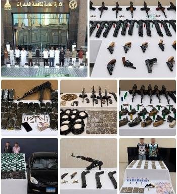 مصرع 3 عناصر جنائية وضبط آخرين بحوزتهم مخدرات بقيمة 130 مليون جنيه عقب تبادل لإطلاق النيران مع الشرطة بـ3 محافظات