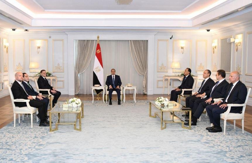 السيسي والدبيبة يؤكدان تعزيز الشراكة المصرية الليبية ودعم استقرار ليبيا