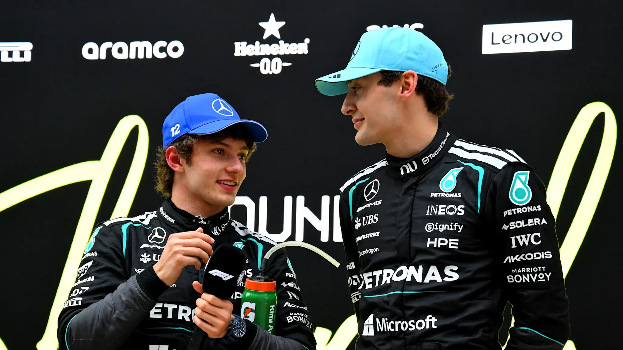 Mercedes open up on Antonelli and Russell ‘healthy rivalry’