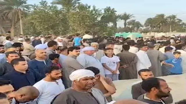 الفيوم تُشيّع جثامين 4 عمال من ضحايا الماس الكهربائي في السعودية -صور