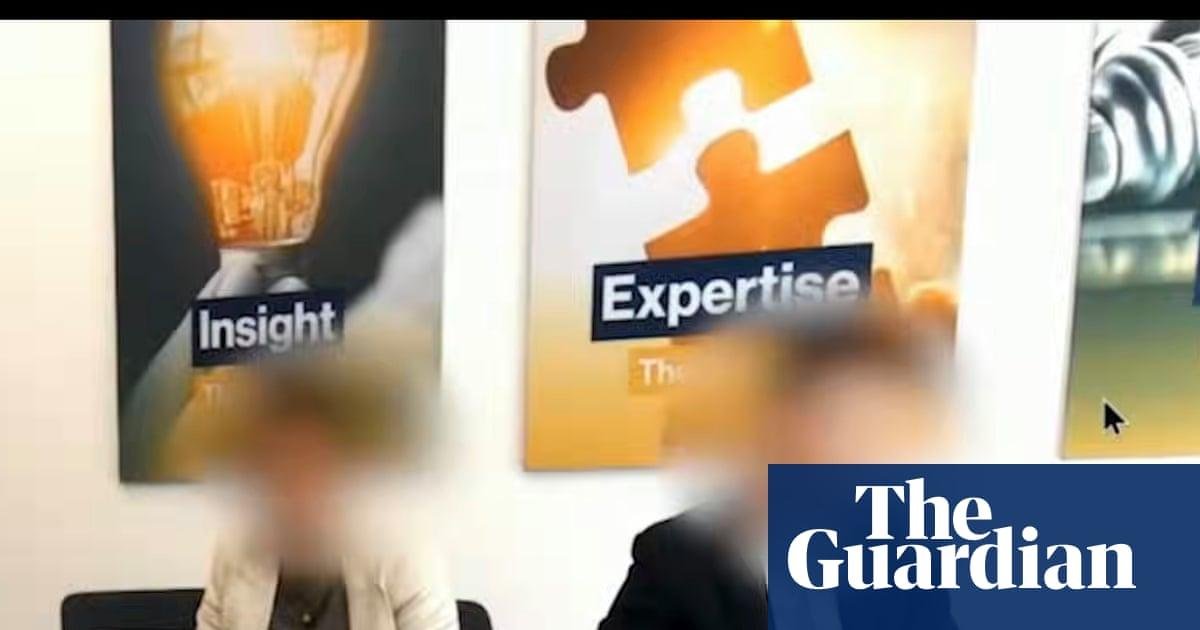 Lobbying giant filmed offering reporter payment for flattering client coverage in national press