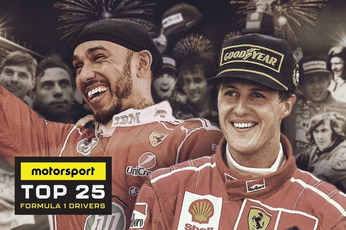 The 25 greatest Formula 1 drivers of all time, ranked