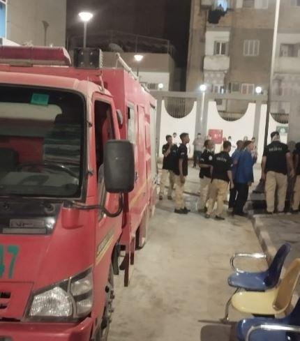 إطفاء كوم أمبو تسيطر على حريق داخل مستشفى كوم أمبو