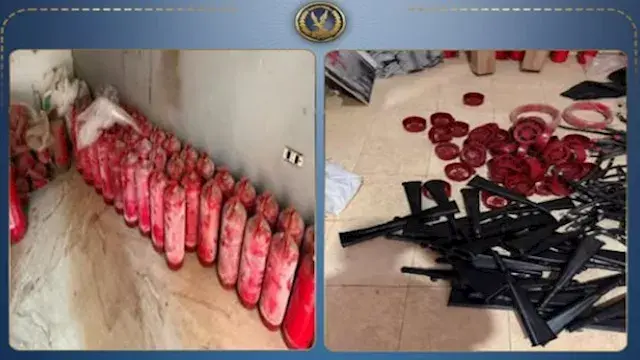 علامات تجارية مقلدة.. ضبط مصنع طفايات حريق مجهولة المصدر بشبرا الخيمة