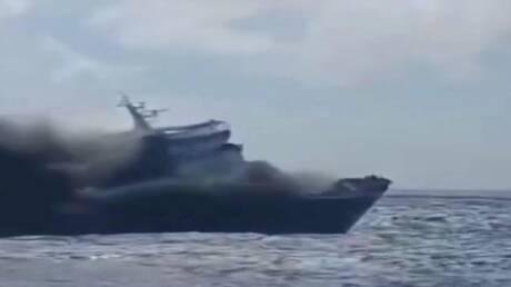 إندونيسيا.. مقتل وفقدان العشرات في حريق عبّارة (فيديو)