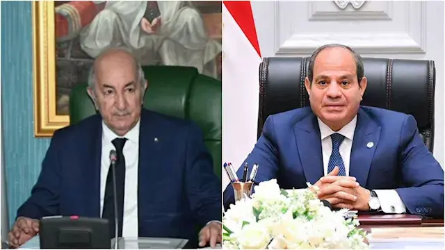 الرئيس السيسي يعزي نظيره الجزائري هاتفيا في ضحايا الحرائق