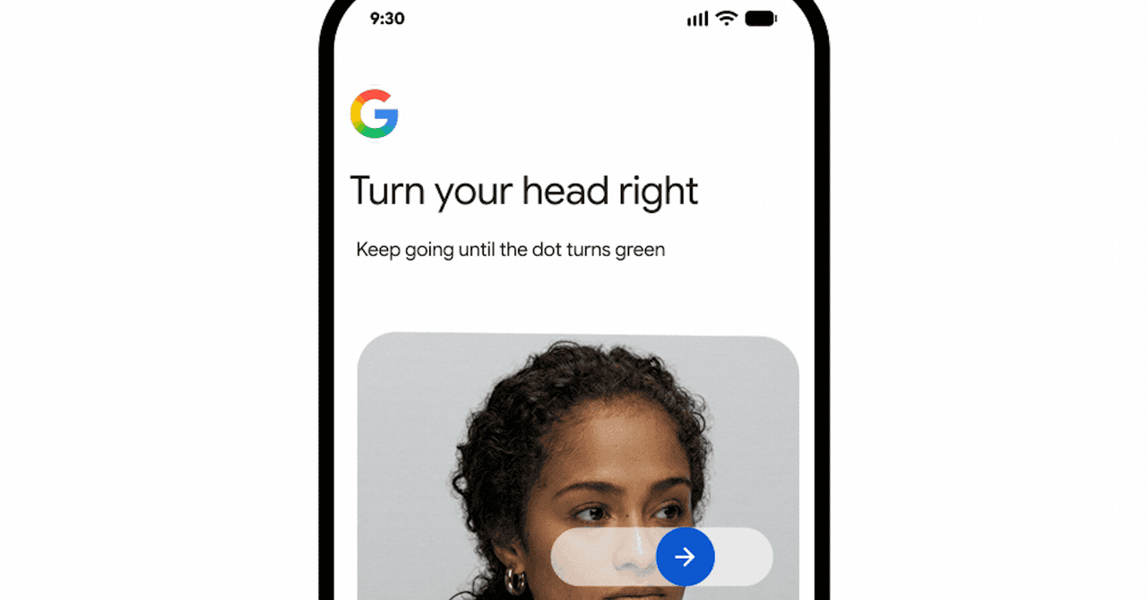 Google Turns a Selfie Video Into Your Account’s Spare Key