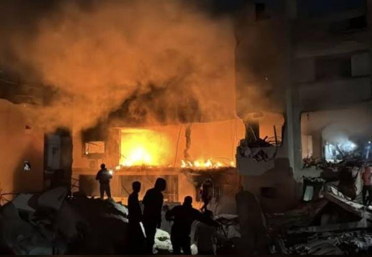 استشهاد 4 فلسطينيين بقصف إسرائيلي على منزل شمال قطاع غزة