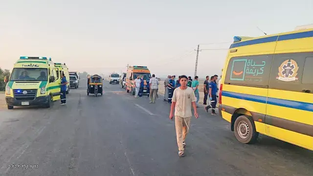 17 بالمستشفى و7 تلقوا الإسعافات.. تفاصيل حالة مصابي حادث الدواويس بالإسماعيلية