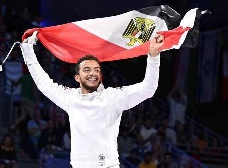 محمد السيد يتأهل إلى ربع نهائي بطولة العالم للمبارزة بهونج كونج