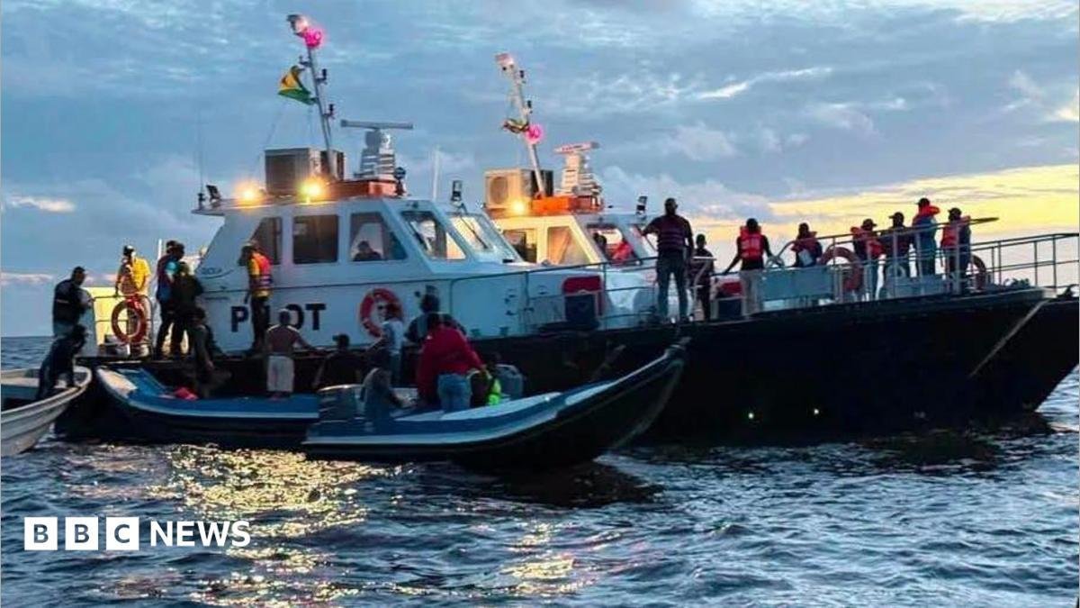 Scores feared dead after passenger ferry capsizes off Guyana