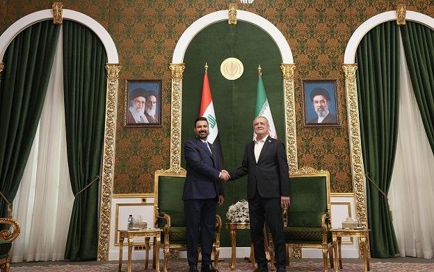 بزشكيان والزيدي يبحثان تعزيز العلاقات الاستراتيجية بين إيران والعراق