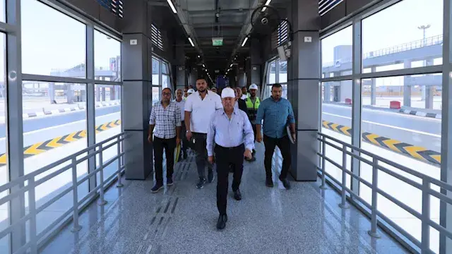 25 صورة.. كامل الوزير يتابع استعدادات تشغيل المرحلة الثانية للأتوبيس الترددي