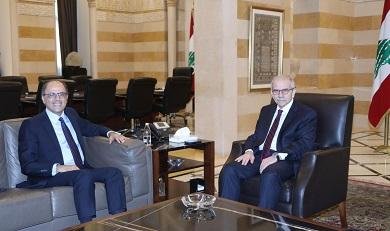 رئيس وزراء لبنان يبحث مع صندوق النقد التطورات الاقتصادية بالشرق الأوسط
