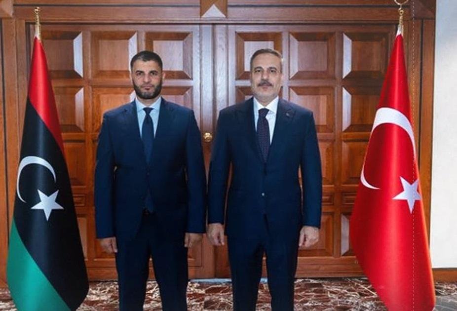 وزير الخارجية التركي يلتقي وزير الداخلية الليبي في أنقرة