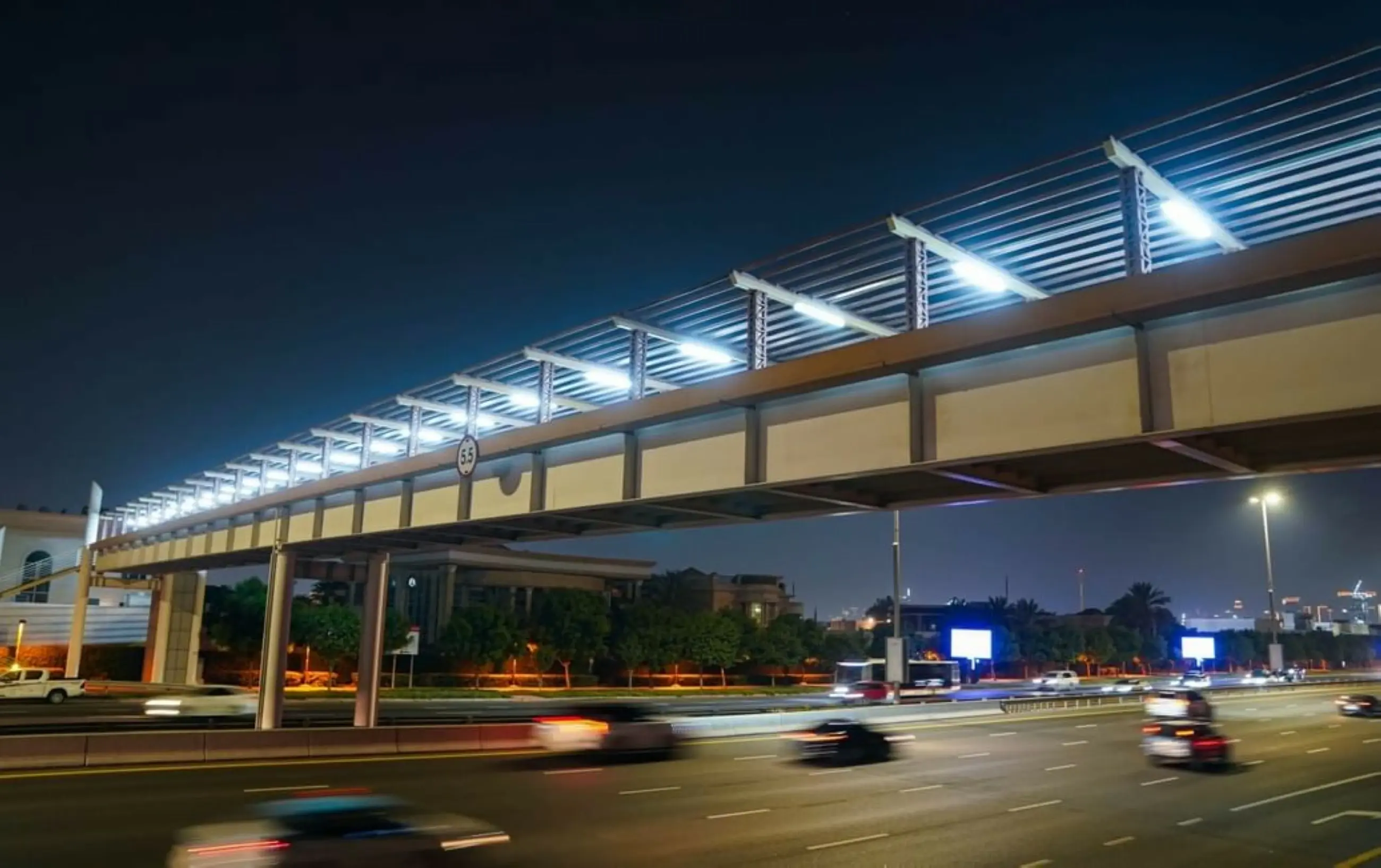 Dubai upgrades pedestrian bridge lighting at 30 key locations across the emirate