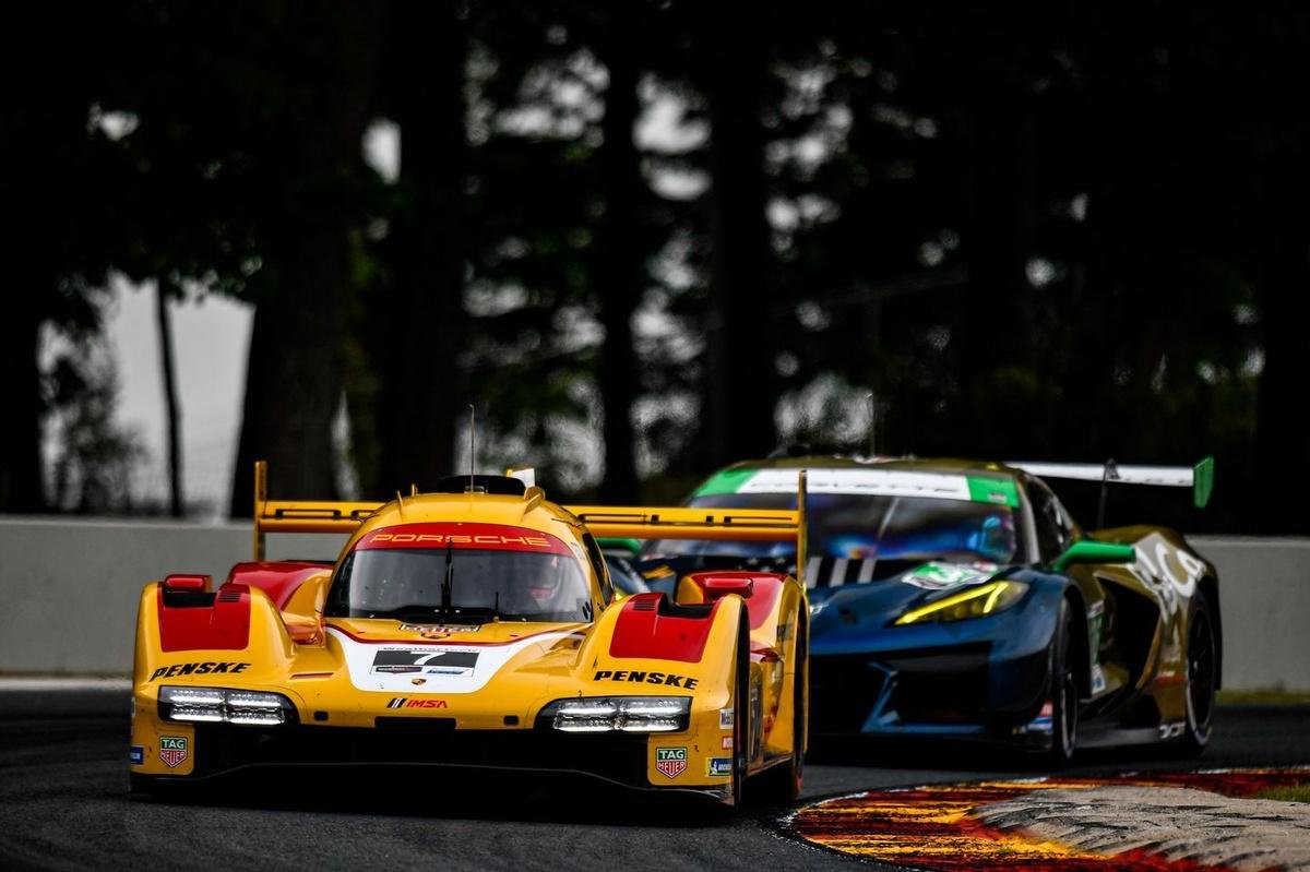 IMSA Road America: Julien Andlauer leads Porsche 1-2 at halfway