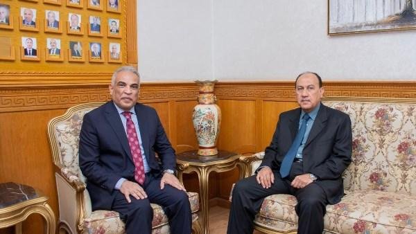 رئيس جامعة طنطا يقدم التهنئة لمساعد وزير الداخلية لمنطقة وسط الدلتا