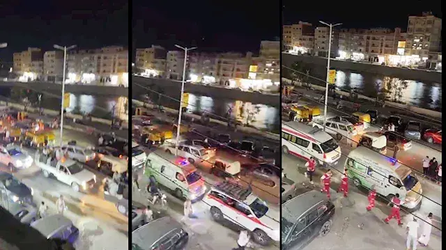 لحظة خروج جثامين ضحايا "حادث الإسماعيلية" من مستشفى القصاصين -فيديو وصور
