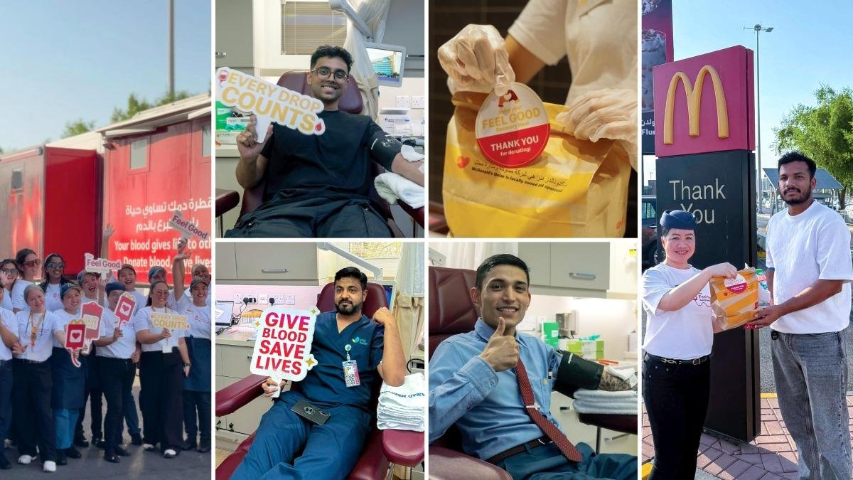 ماكدونالدز قطر تختتم حملة التبرّع بالدم ضمن مبادرات منصّة "رحلتُنا" بالتعاون مع مؤسسة حمد الطبية