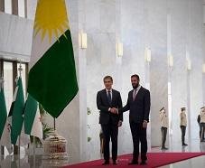 الرئيس السوري يستقبل رئيس إقليم كردستان العراق بدمشق