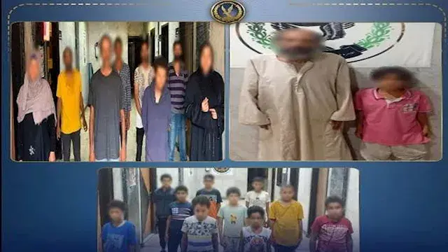 استغلوا 11 طفلاً.. ضبط 9 متهمين بإدارة شبكة تسول في الجيزة