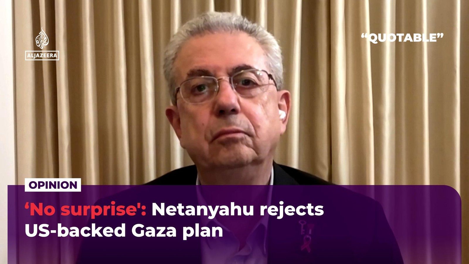 ‘No surprise’: Netanyahu rejects US-backed Gaza plan