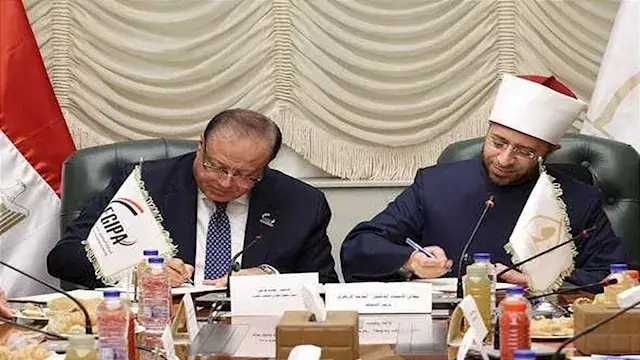 وزير الأوقاف يوقع بروتوكولًا لنشر الوعي بالملكية الفكرية وإدراجها ضمن "صحح مفاهيمك"