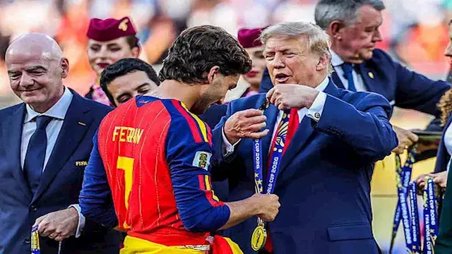 "لفتة رائعة".. ترامب يعلق على أزمة قبعة توريس في احتفالات إسبانيا بالمونديال 2026