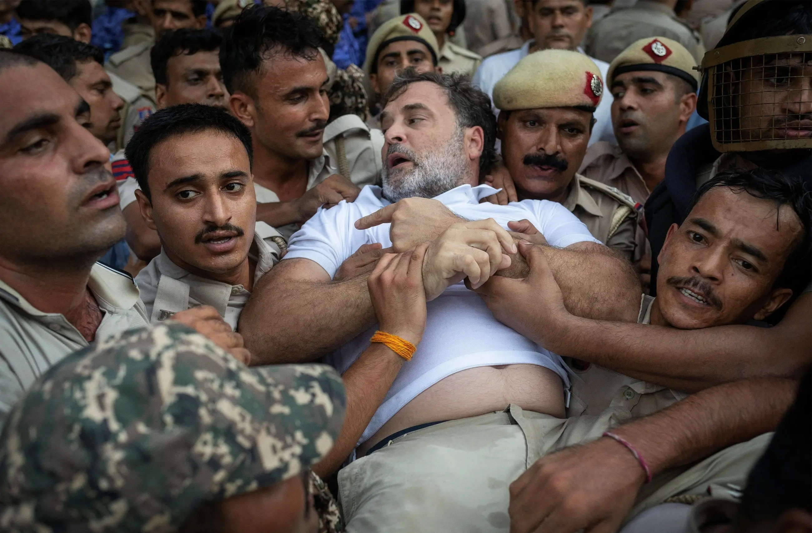 Rahul detained as opposition seeks PM's resignation over student protest crackdown