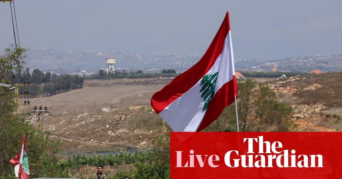 Lebanese army accuses Israelis of firing near troops as president prepares to meet Trump – Middle East crisis live
