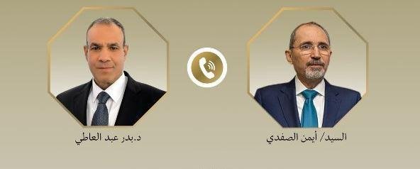 وزير الخارجية يبحث مع نظيره الأردني تطورات الأوضاع في الأراضي الفلسطينية والجهود الرامية لخفض التصعيد الإقليمي